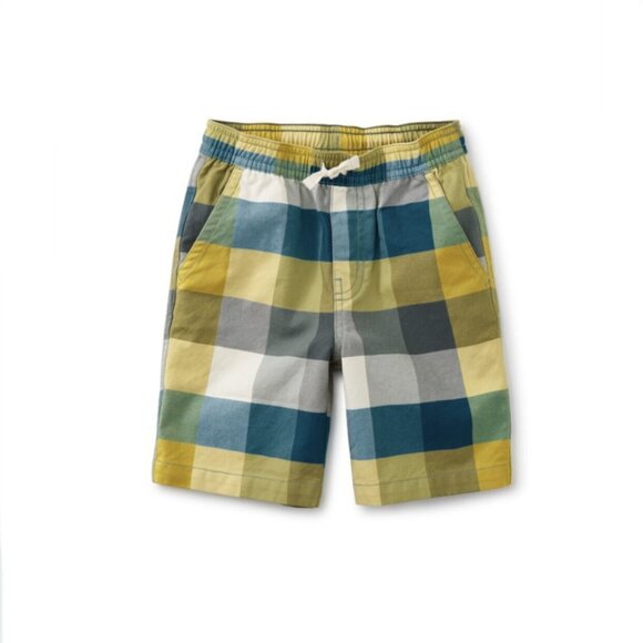 NWT Tea Collection Plaid Discovery Shorts Seaside Plaid Size 2 - Picture 1 of 1